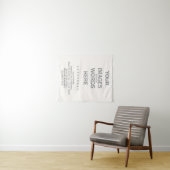 Tenture DIY - Dessus de lit 86 cm x 102 cm / (En situation (horizontale))