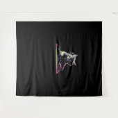 Tenture DJ Controller Cat - DJ DJ Cat amusant (Devant (Horizontal))