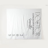 Tenture Docteur Doctorat - Photo Contexte (Devant (Horizontal))