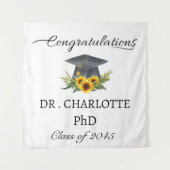 Tenture Document d'arrière-plan de la fête de graduation (Devant)