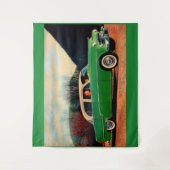 Tenture Dodge Royal V8 1954 en vert (Devant)