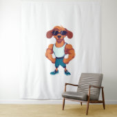 Tenture Dog Gym (En situation)