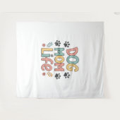 Tenture Dog Mom Sunflower Dog Lover (Devant (Horizontal))