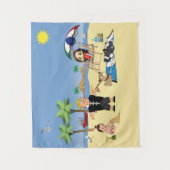 Tenture Doggone Beach (Devant)