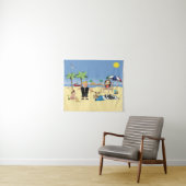 Tenture Doggone Beach (En situation (horizontale))