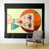 Tenture Dollup Redhead Femmes Beau Cubisme (En situation (horizontale))