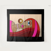 Tenture Dollup Redhead Femmes Beau Cubisme (Devant (Horizontal))