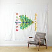 Tenture Don d'arbre de Noël de libellule (En situation (horizontale))