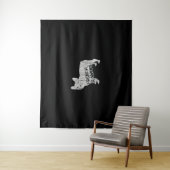 Tenture Don de chien | Fierce French Bulldog (En situation)