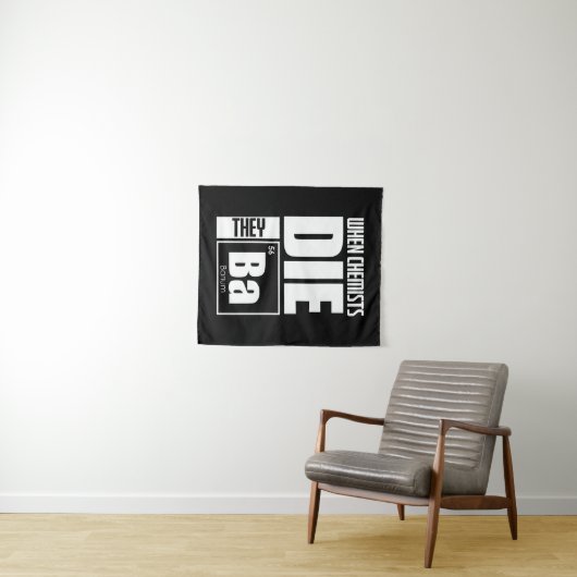 Tenture Don de scientifique | Chimie (En situation (horizontale))