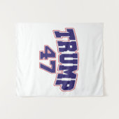 Tenture Donald Trump 47 (Devant (Horizontal))