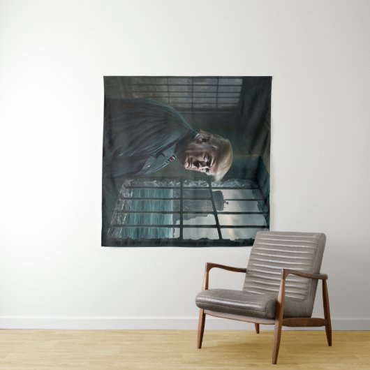 Tenture Donald Trump à la prison d'Alcatraz (En situation (horizontale))