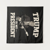 Tenture Donald Trump est mon président (Devant (Horizontal))