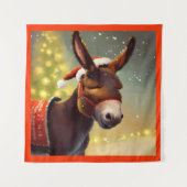 Tenture Donkey de Noël 4 (Devant)