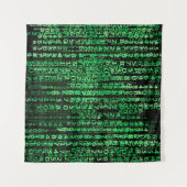 Tenture Données de technologie matricielle (Devant (Horizontal))