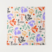 Tenture Doodle Garden (Devant (Horizontal))