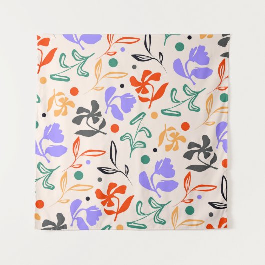 Tenture Doodle Garden (Devant)