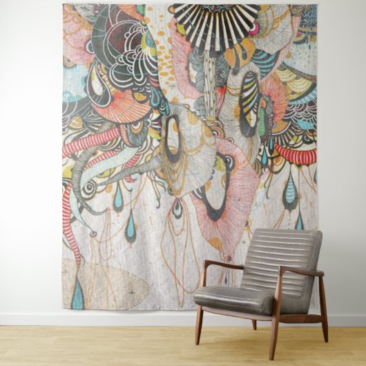 Tenture Doodling on the Language of Light (En situation)