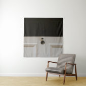 TENTURE DOR EN BOIS BLANC (En situation (horizontale))