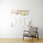 Tenture Doré rose / Verre de Champagne Brunch En toile de  (En situation (horizontale))