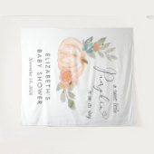 Tenture Dossier photo du Baby shower citrouille (Devant (Horizontal))