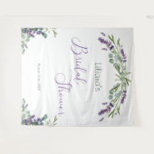 Tenture Douaire de Mariage Feuillage d'Eucalyptus Fleurs d (Devant (Horizontal))