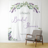 Tenture Douaire de Mariage Feuillage d'Eucalyptus Fleurs d (En situation)