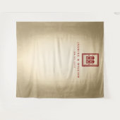 Tenture Double Bonheur Mariage chinois arrière-plan photo (Devant (Horizontal))