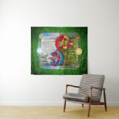 Tenture Double Portrait of the Oak King and Holly King (En situation (horizontale))