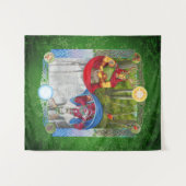 Tenture Double Portrait of the Oak King and Holly King (Devant (Horizontal))