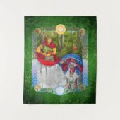 Tenture Double Portrait of the Oak King and Holly King (Devant)