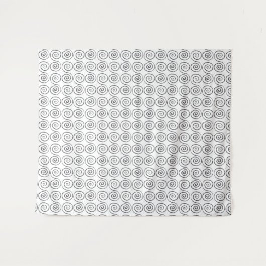 Tenture Double Spiral Celtic Pattern (Devant (Horizontal))