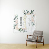 TENTURE DOUCE BIENVENUE DE FIANÇAILLES À L'AQUARELLE FLEUR (En situation (horizontale))