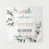 TENTURE DOUCE BIENVENUE DE FIANÇAILLES À L'AQUARELLE FLEUR (Devant)