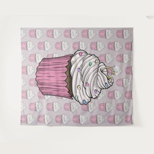 Tenture Douce proposition Cupcake (Devant (Horizontal))