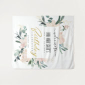 TENTURE DOUCE ROSE OR FLORAL BIENVENUE ANNIVERSAIRE TOUTE  (Devant (Horizontal))
