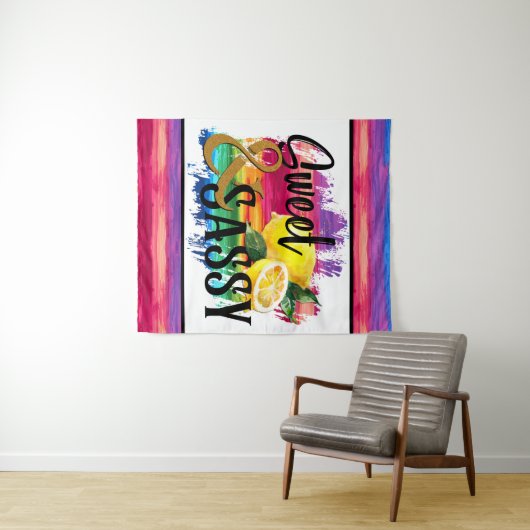 Tenture Douce & Sassy (En situation (horizontale))