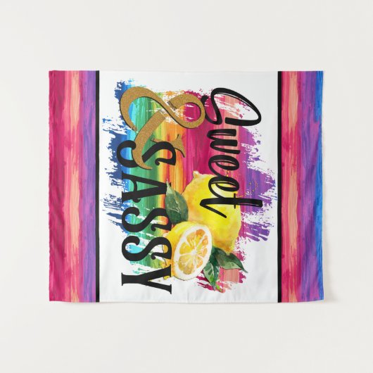 Tenture Douce & Sassy (Devant (Horizontal))