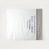 Tenture Douche carrelée jaune de la marine espagnole Photo (Devant (Horizontal))