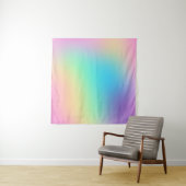 Tenture Doux Pastel Prismatic Gradient arc-en-ciel (En situation (horizontale))