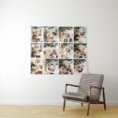 Tenture Douze Photo Collage Famille Photo (En situation (horizontale))