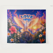 Tenture Dove | Amour avant tout (Devant (Horizontal))