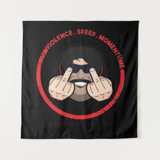 Tenture Dr. Manque De Respect Violence Vitesse Momentum T- (Devant)