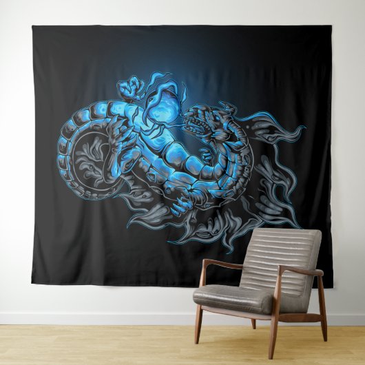 Tenture Dragon (En situation (horizontale))