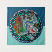 Tenture Dragon celtique (Devant (Horizontal))