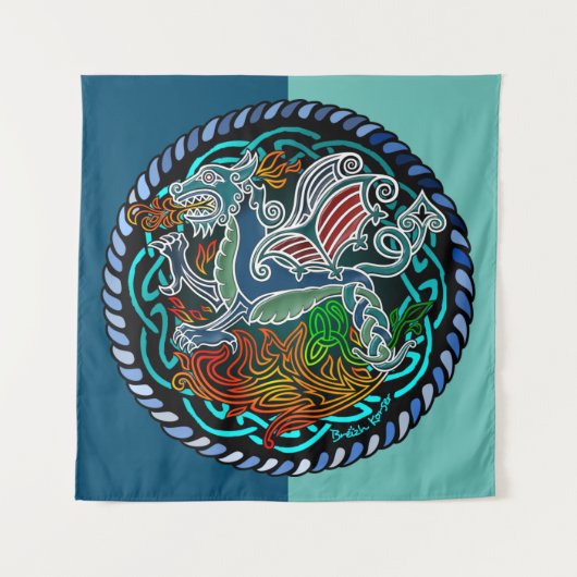 Tenture Dragon celtique (Devant)
