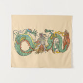 Tenture Dragon chinois traditionnel (Devant (Horizontal))