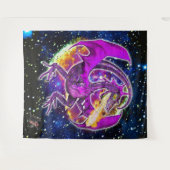 Tenture Dragon cosmique de Tourmaline (Devant (Horizontal))