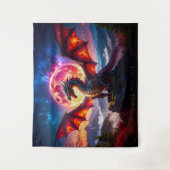 Tenture Dragon Grid 001 (Devant)