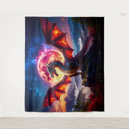 Tenture Dragon Grid 001 (Devant)